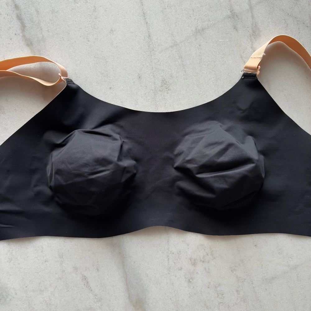 Size 6 KNIX WIRELESS reversible black/nude BRA - Picture 7 of 10